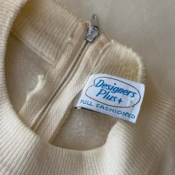 white tunic‎ top 1980s vintage - Picture 5 of 5